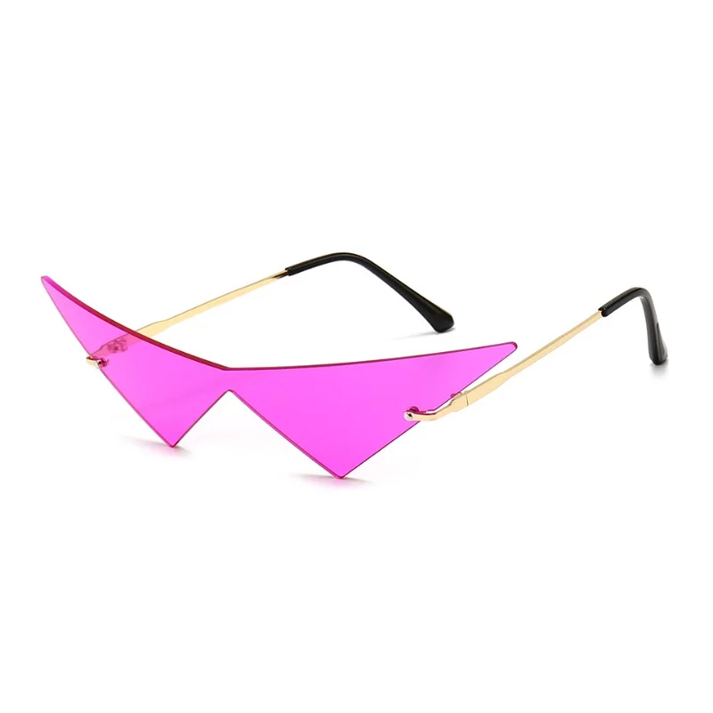5351 New Arrival Unisex Stylish Sunglasses with Triangle Frames: Perfect for Runway Shows, Street Photography, Hip-hop & Funky