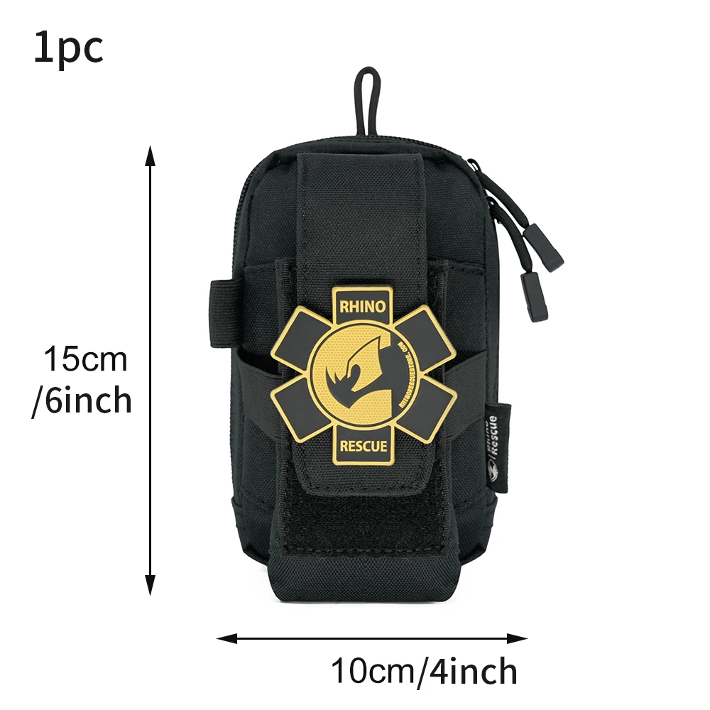Kit de primeiros socorros Rhino Rescue EDC IFAK Trauma com bolsa tática Molle torniquetes bandagem para sobrevivência