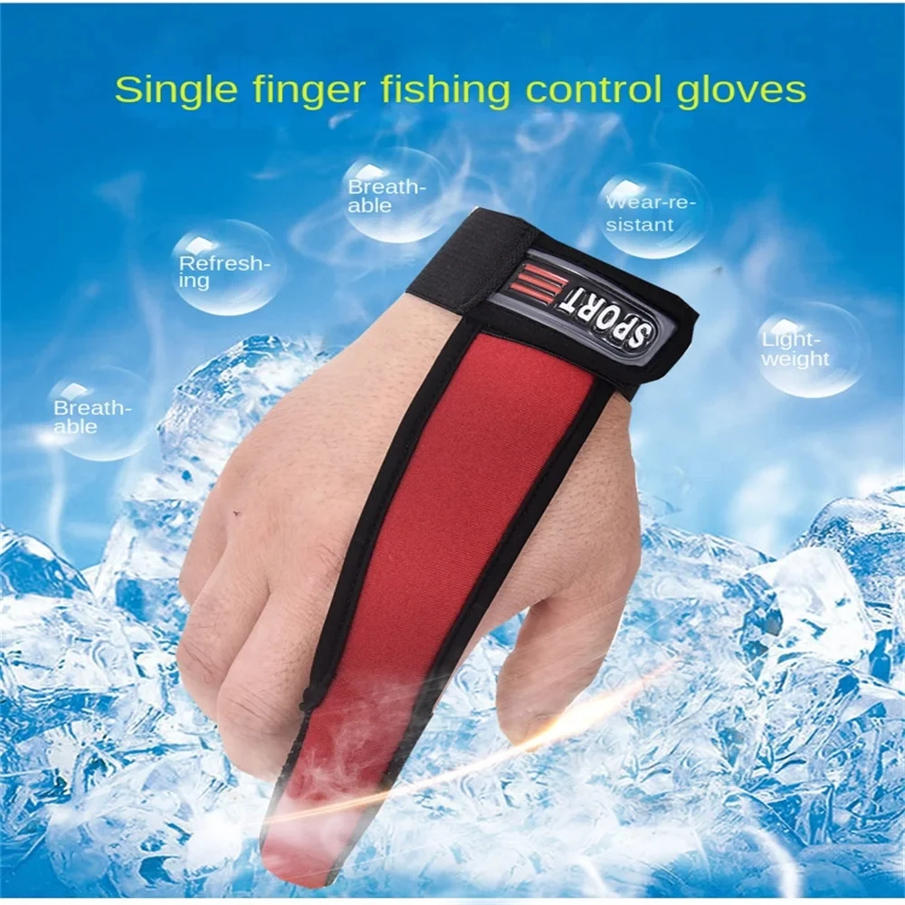 2023 ใหม่ถุงมือตกปลา SINGLE Finger Protector ตกปลากลางแจ้ง SINGLE Finger Protector Anti SLIP อุปกรณ์เครื่องมือกลางแจ้ง