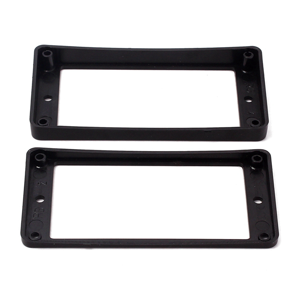 A71P 8 STKS Zwart Gebogen Humbucker Pickups Frame Montage Ringen voor Elektrische Gitaar