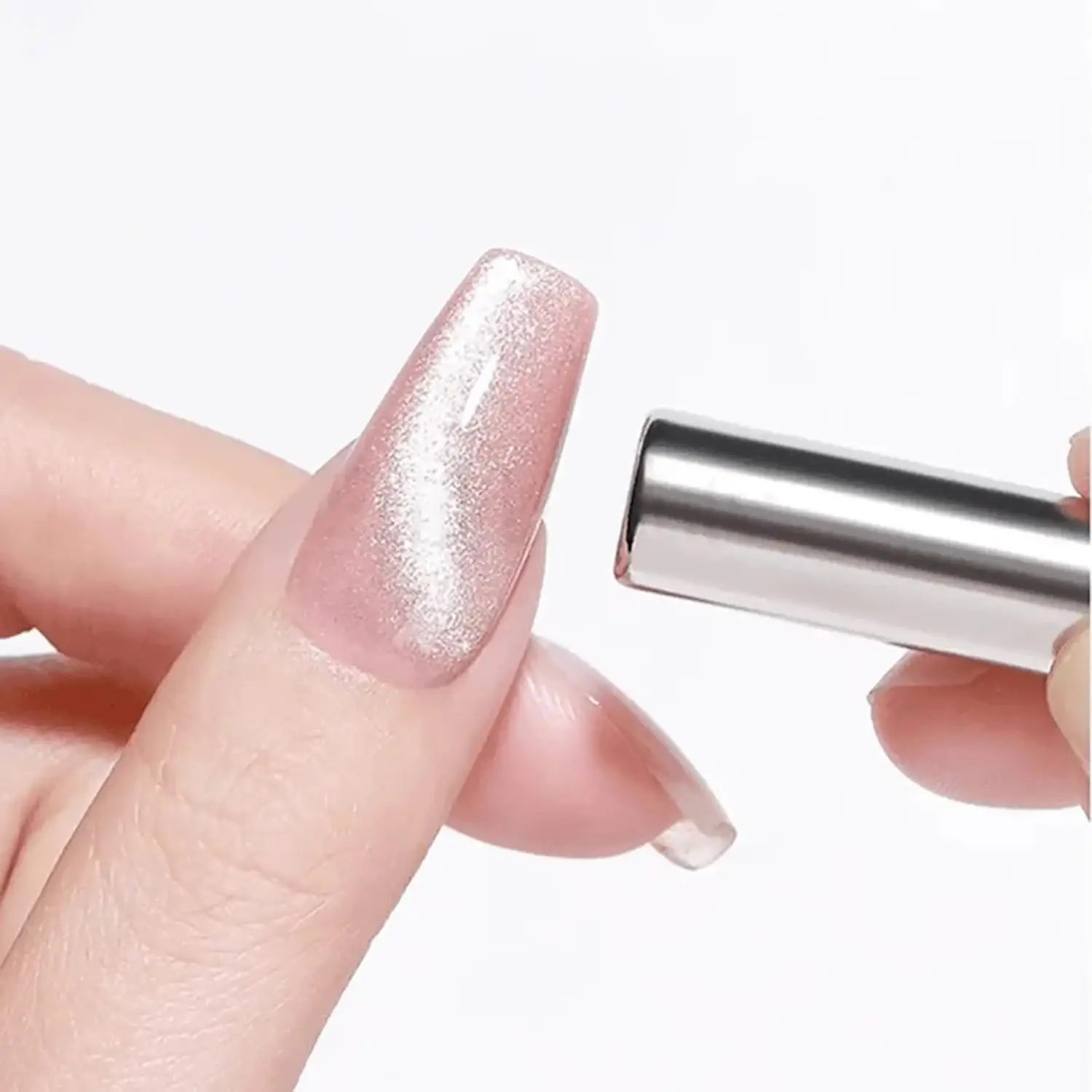 1PC Cat Eye Nagel Magnetische Stick Zylindrischen Magnet für Cat Eye UV Gel Polnisch Schneelicht Glitter Wirkung Werkzeuge maniküre Design Werkzeug