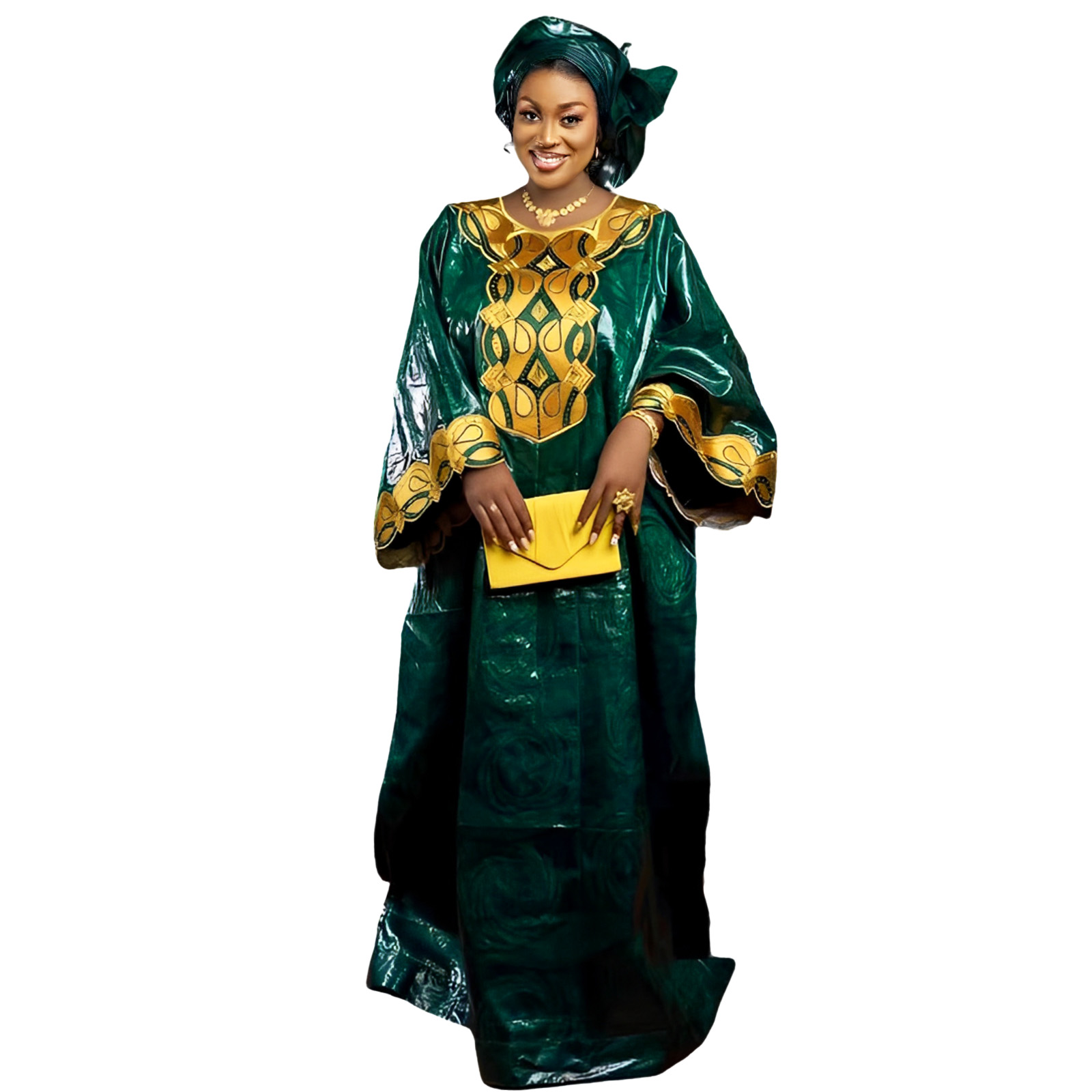 Robes africaines pour femme Bazin Riche broderie conception robe longue