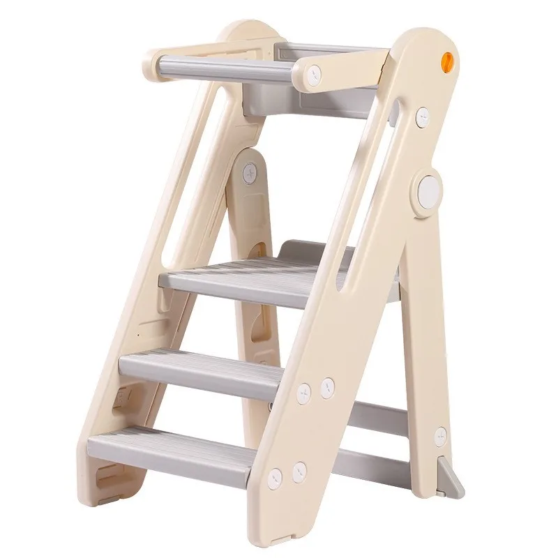 Lazychild บันได Learning Tower เด็กล้างขั้นตอนบันไดสตูลพับเด็กปีนเขาเท้าเหยียบเด็กล้างมือบันได