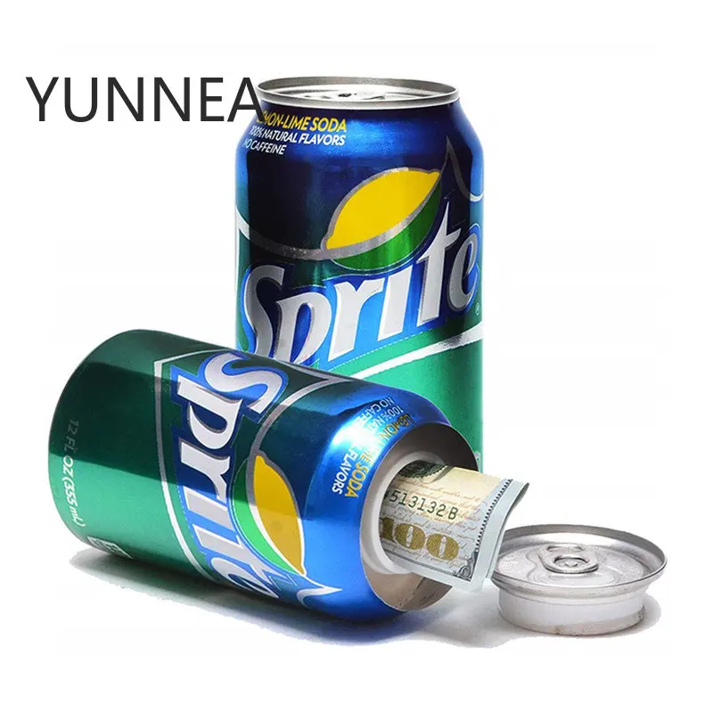 5 สีกล่องเงินส่วนตัว Cola Fanta สามารถสายตาปลอม Secret Home Diversion Stash คอนเทนเนอร์ซ่อนช่องเก็บเครื่องมือ