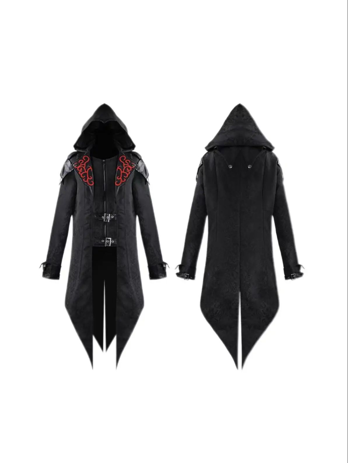 Giacca patchwork retrò Steampunk COS Abbigliamento Costumi Diablo gotici Costumi di performance per feste cosplay di corte