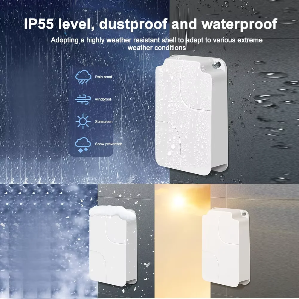 Extensor poe de 4 portas, repetidor gigabit, 100/1000mbps, placa de rede externa, ip55 vlan 44-57v para câmera poe, wierless ap