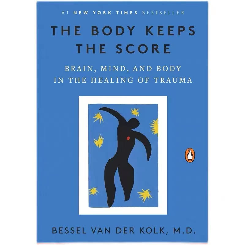 Libro el cuerpo mantiene el Scor de Bessel Van Der Kolk M.D, 1 libro en inglés, desodorización de ansiedad, Paperback