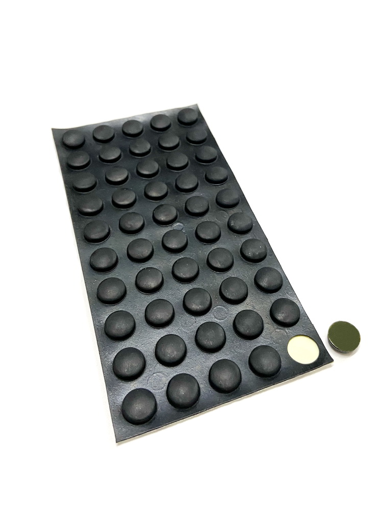 Black Anti-Collision Buffer Block Rubber Self-Adhesive Foot Pad Furniture Cabinet Electrical Appliances Anti Slip Legs