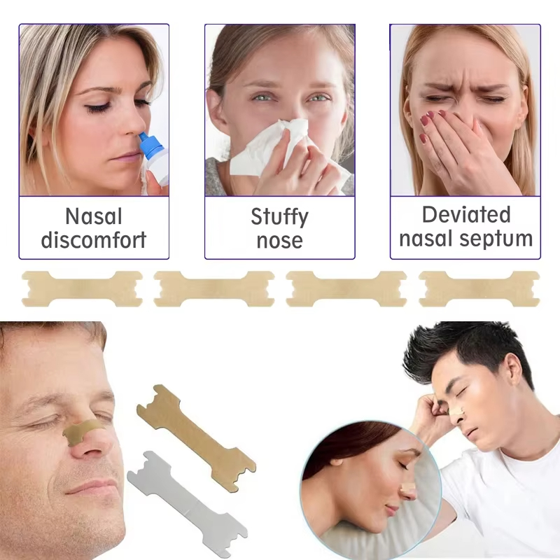 Breath Nasal Strips Right Aid หยุดการนอนกรน Nose Patch Good Sleeping Patch ผลิตภัณฑ์ง่ายขึ้น Breath Sleep Aid Decive