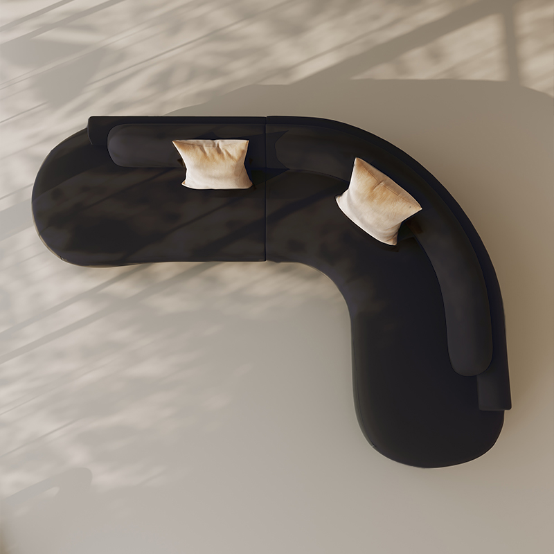 Sofás modernos de lujo para sala de estar, sofás blancos minimalistas y cómodos de gran tamaño para sala de estar, Muebles de diseño para terraza