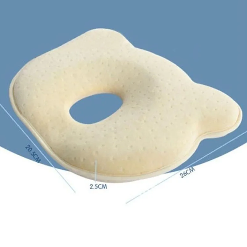หมอนเด็กกํามะหยี่ทารกแรกเกิดBreathable Shapingหมอนเด็กSleepตําแหน่งPad Anti Rollหมอนเด็กวัยหัดเดิน