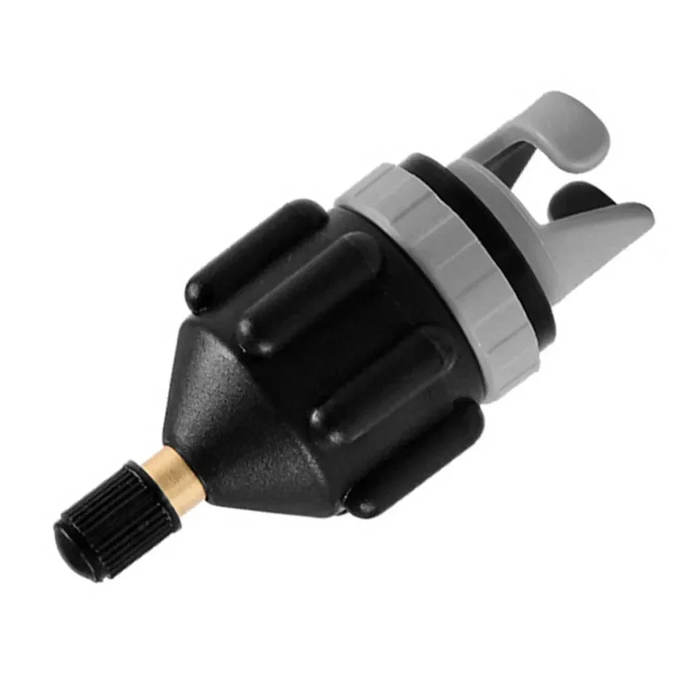 Pumpenadapter Schlauchboot Luftventiladapter Paddle Board für Kanu Kajak Schlauchboot Luftventiladapter Orange/Schwarz
