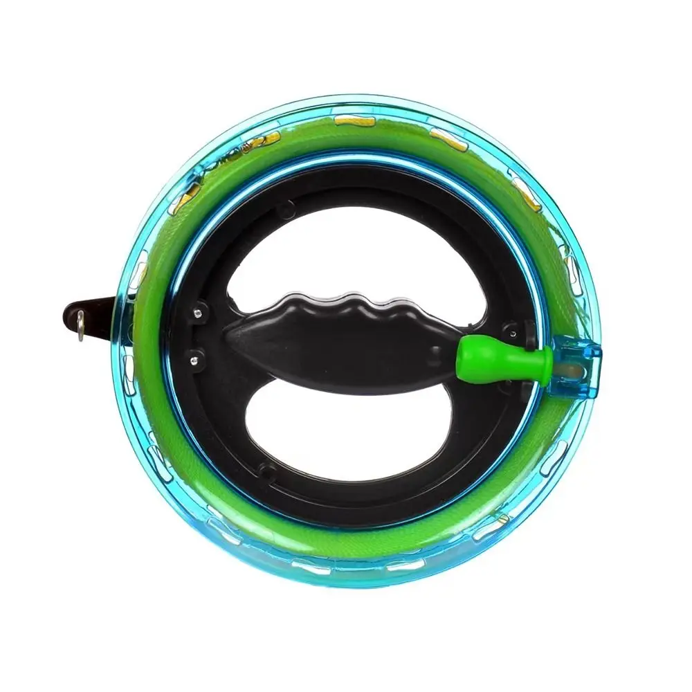 Carrete para cometa, rueda de fuego, carrete de cuerda con cuerda de 14/16/18cm, enrollador de línea para cometa, herramienta con mango volador, cometas