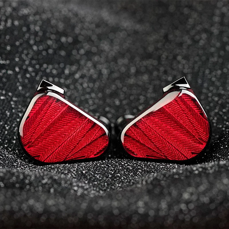 TRUTHEAR x Crinacle ZERO: Auricular ROJO Controladores dinámicos duales Auriculares intrauditivos con cable de 0,78 y 2 pines