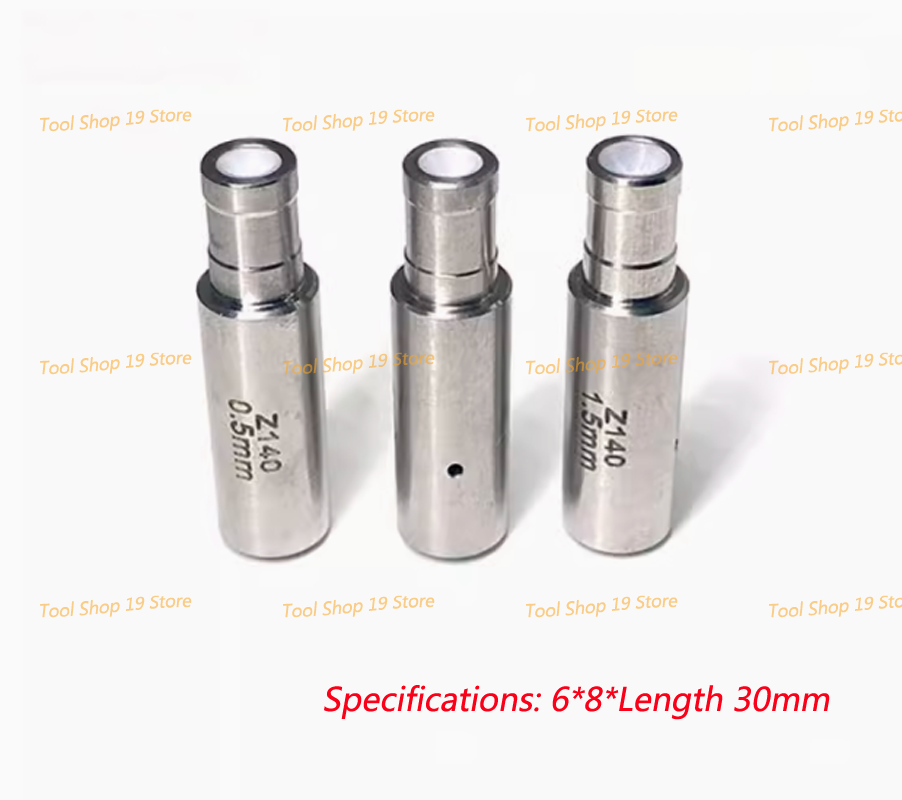 Сверло с ЧПУ EDM, керамический электрод, белый перфоратор, направляющая 0,15-3,0 мм, серебряная направляющая для пробивания, длина 30 мм, металлообрабатывающий инструмент