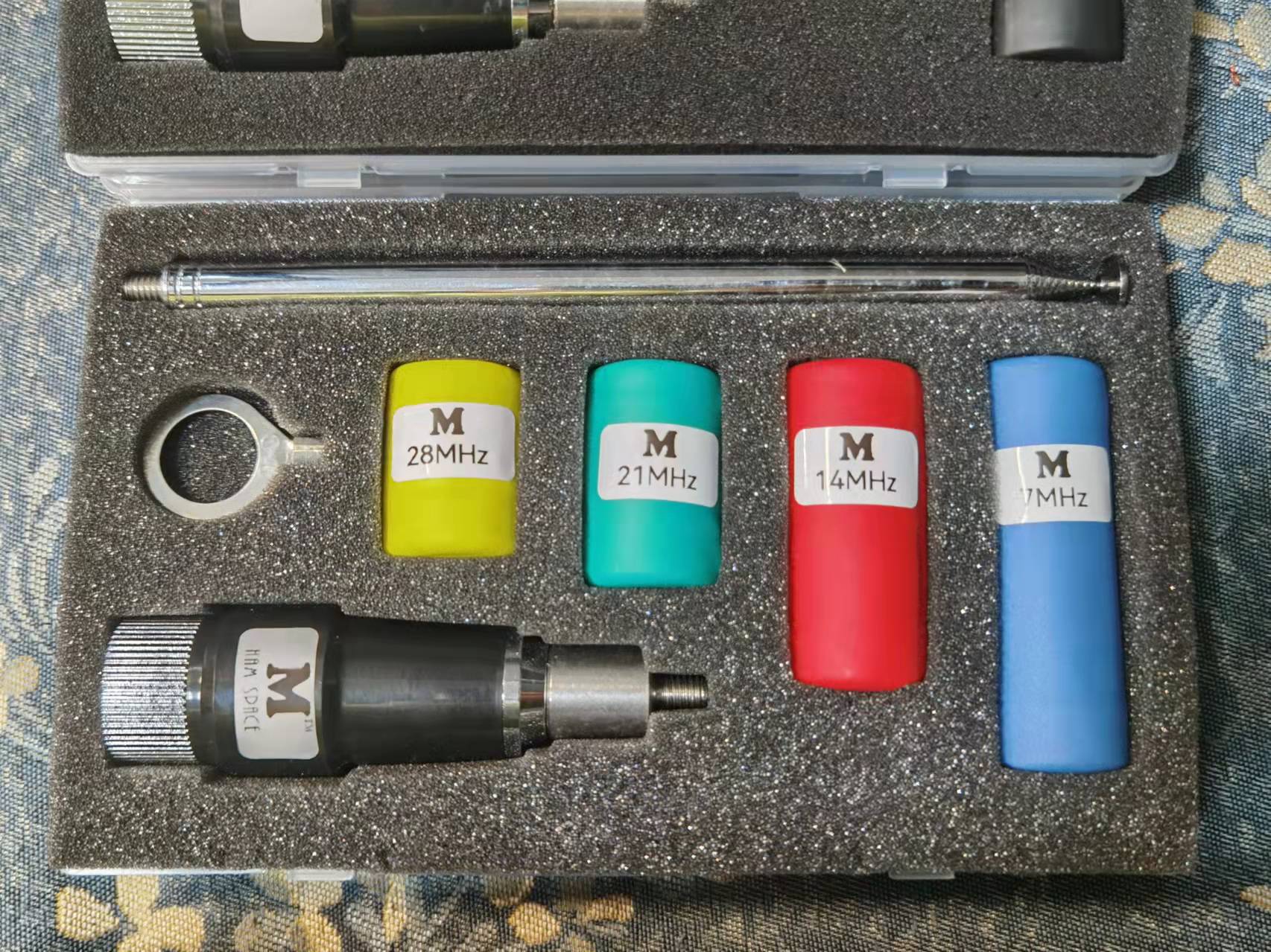 Mới MA-01 7MHz/14MHz/21MHz/28MHz 50W-100W HF Sóng Ngắn Ngoài Trời GP Di Động Ăng Ten Kính Thiên Văn QRP Cho Hàm Đài Phát Thanh G90 IC-705 X5105