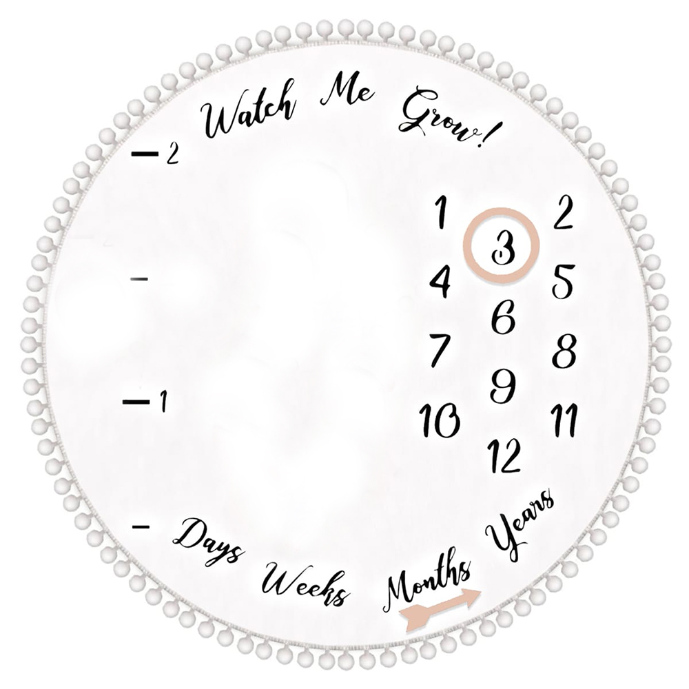 Ylsteed フランネル月間マイルストーンブランケット赤ちゃん 1 年目カレンダー月間成長チャートシャワーギフト新生児写真背景