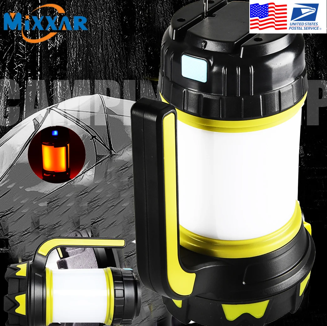 Z30 8000 Lumen 100W Sử Dụng Lâu Dài, USB Sạc Đèn Pin LED Đèn Lồng Cắm Trại Chống Nước Ngoài Trời Tìm Kiếm Đèn Pin Cho Cá Săn Mồi