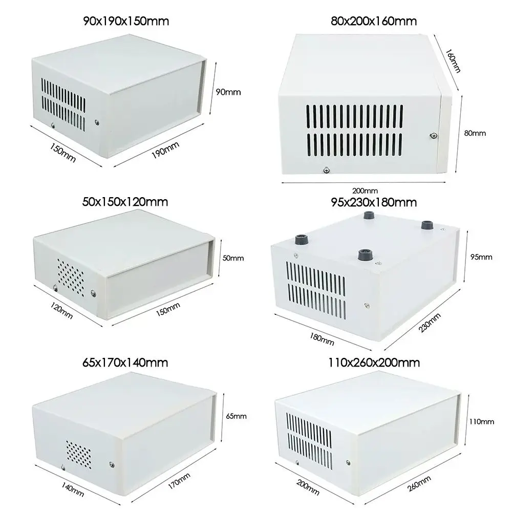 Módulo electrónico para interiores y exteriores, caja de conexiones DIY, carcasa de instrumentos, carcasa de proyecto, caja de carcasa electrónica