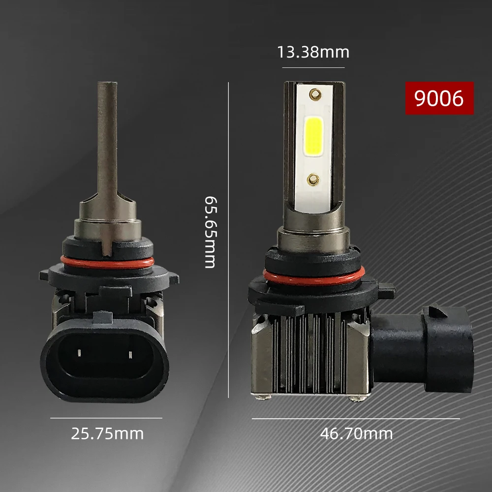 Bombilla LED Canbus superbrillante para faros delanteros de coche, lámpara Canbus 9005 HIR2, 9006 HB3 360 HB4 30000LM H11 H8 H9, sin Error 9012, 2 piezas