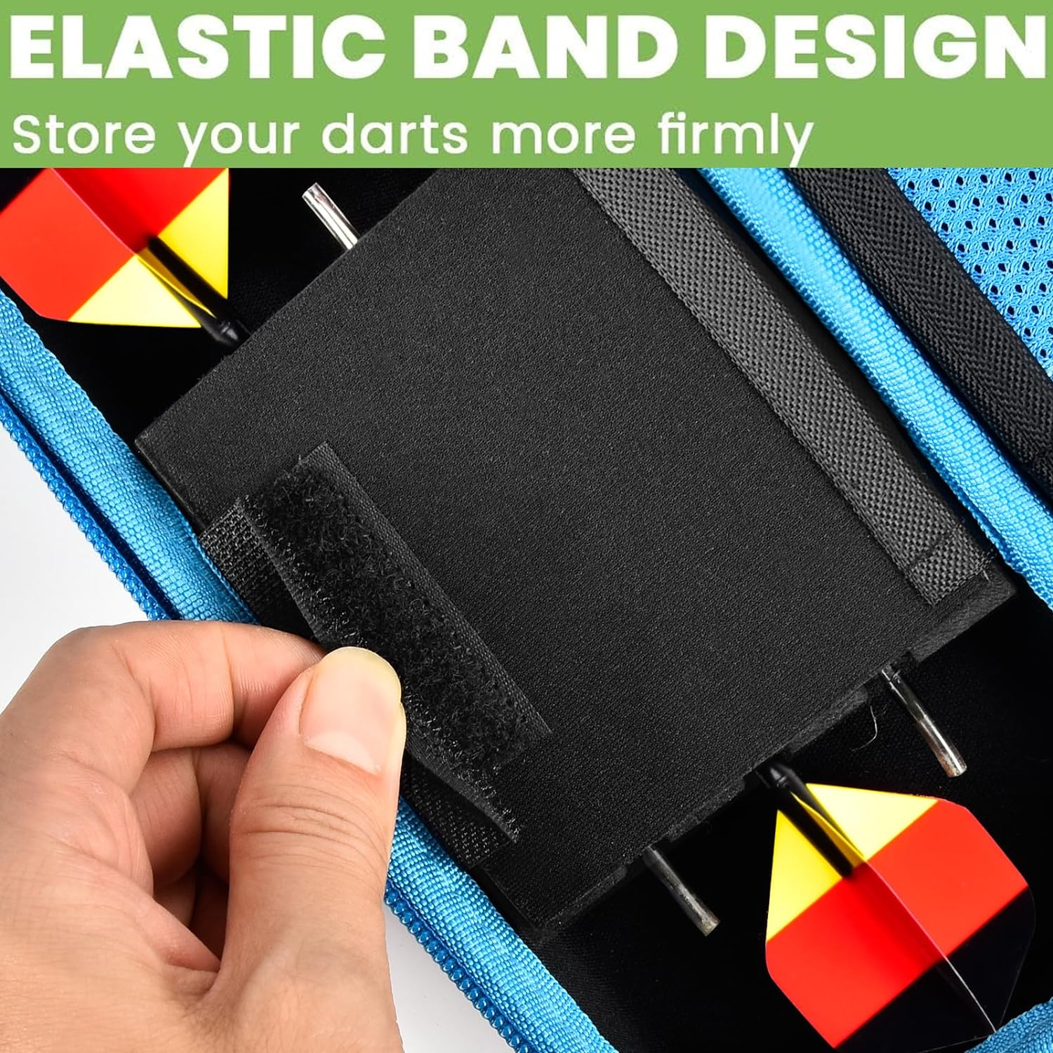 Dart Case Holder Bag für 6 stücke Stahl und Soft Tip Darts Set, Storage Organizer hält 6 Darts und Tipps (nur Hüllen)