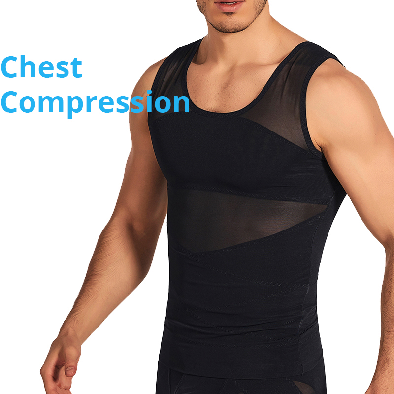 Männer Body Shaper Taille Trainer Abnehmen Weste Korsett Tank Tops Unterhemd Bauch Abnehmen Shapewear Fett Brennen Fitness Anzüge