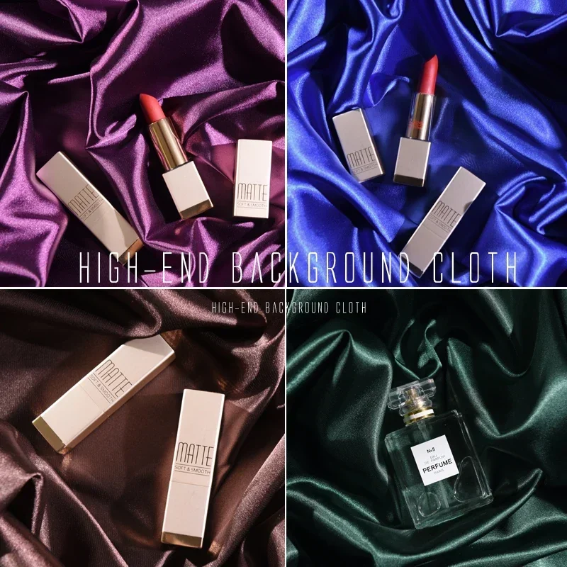 Sơ Mi Lụa Ánh Kim Vải Phông Nền Vải Satin Bóng Nền Cho Chụp Ảnh Phòng Thu Phong Cách Sang Trọng Cho Trang Sức Vòng Cổ Chụp Hình