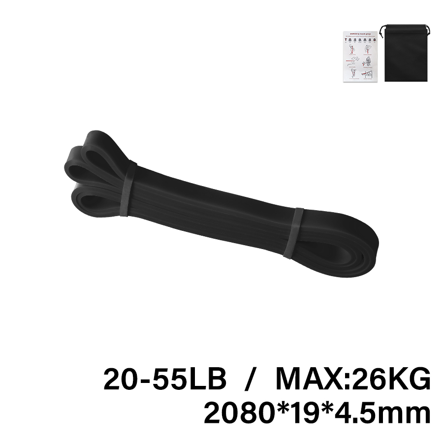 Banda elástica de ejercicio de banda de resistencia de látex de alta resistencia para fuerza deportiva banda de asistencia de dominadas entrenamiento Pilates equipo de Fitness