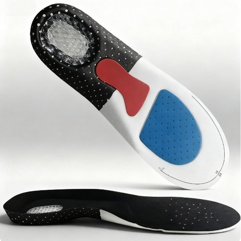 Cuttable Memory Gel Cushion: Breathable Sweat-Absorbent Comfortable Gel Pad – For Sports Fitness Running Mat 35-40 and 41-45