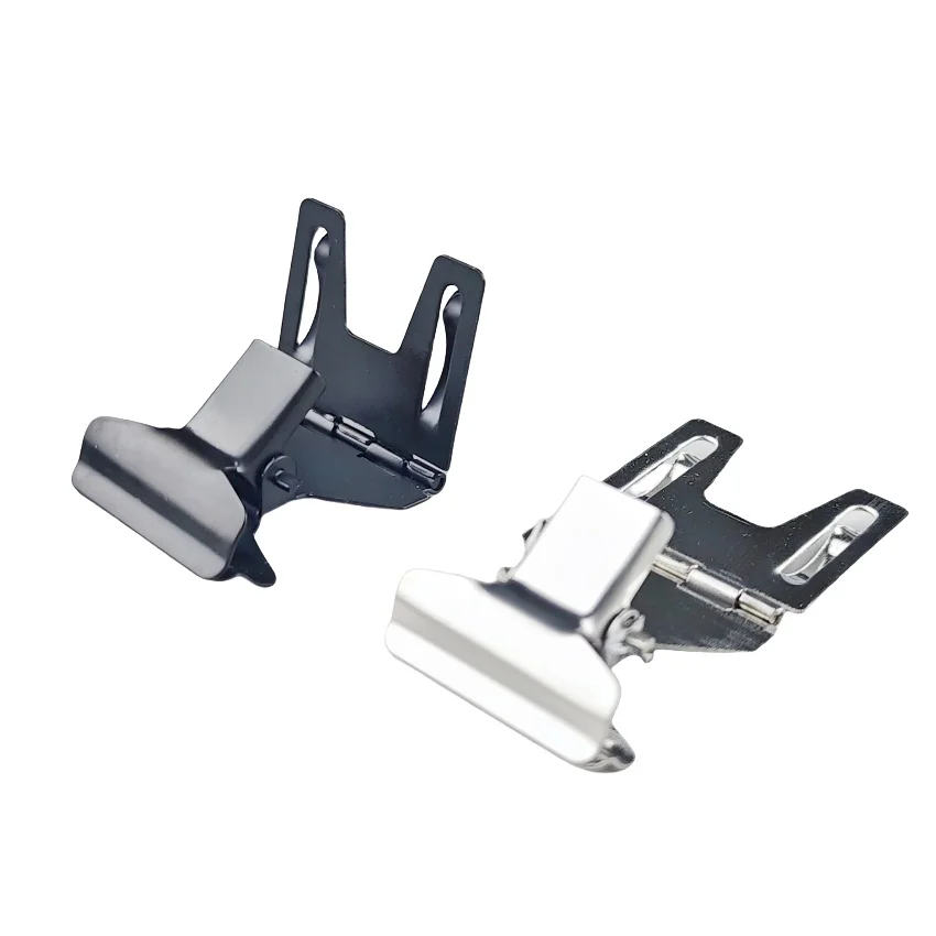 POP Giá Kim Loại Nhãn Thẻ Giấy Ký Card Màn Hình Kẹp Giữ Dây Thép Không Gỉ H5.5cm Cho Bán Lẻ Cửa Hàng Bánh Mì Chương Trình Khuyến Mãi 30 chiếc
