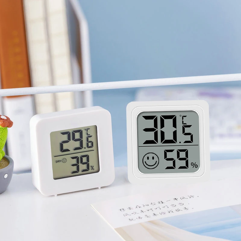 Mini Indoor LCD Digital Thermometer Hygrometer Indoor Room Temperature Humidity Meter Sensor Gauge Weather Station
