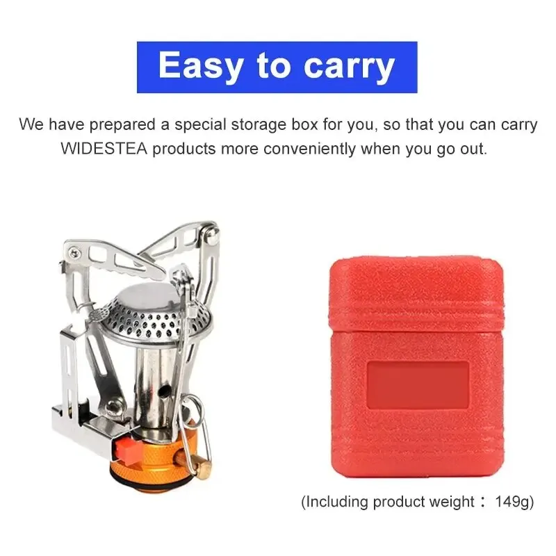 Widesea キャンプワンピースガスストーブヒーター観光バーナー折りたたみ屋外ピクニックキッチン機器用品サバイバル炉