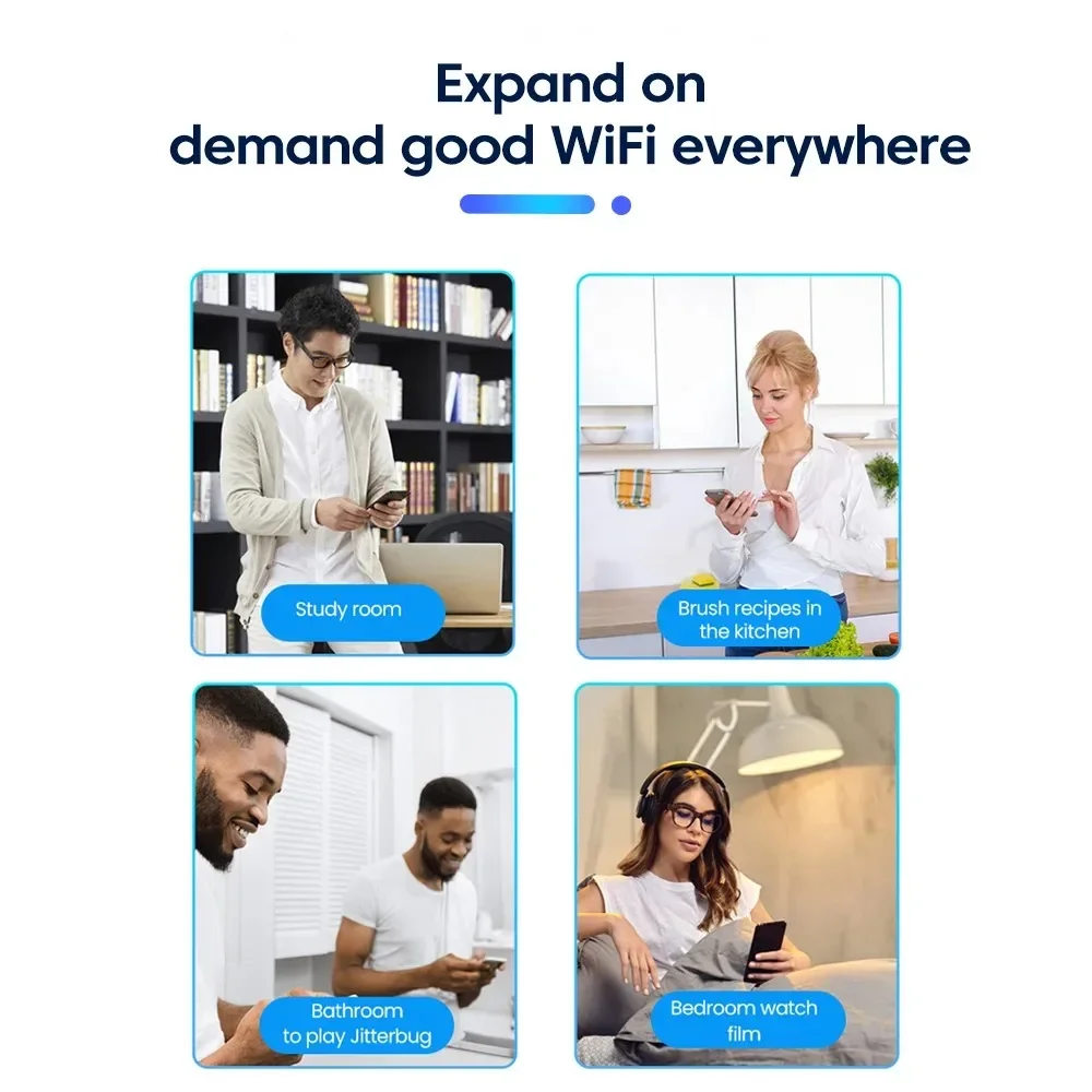 Estensore dual-band 5G WiFi Wireless 2.4G Ripetitore WiFi Ripetitore di segnale Wifi 802.11bgn Gigabit Spine UE USA Amplificatore WiFi Rout WPS
