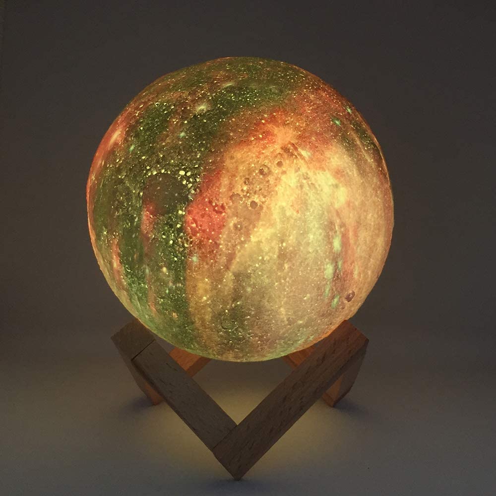 Z20 3D Druck Mond Lampe Galaxy Mond Licht Kinder Nachtlicht 16 Farbwechsel Touch Fernbedienung Galaxy Licht Dropshipping Link