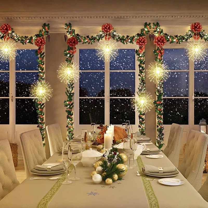 LEDライトガーランド,500電球,クリスマスと新年,ベッドルームの装飾,照明,ストリングライト