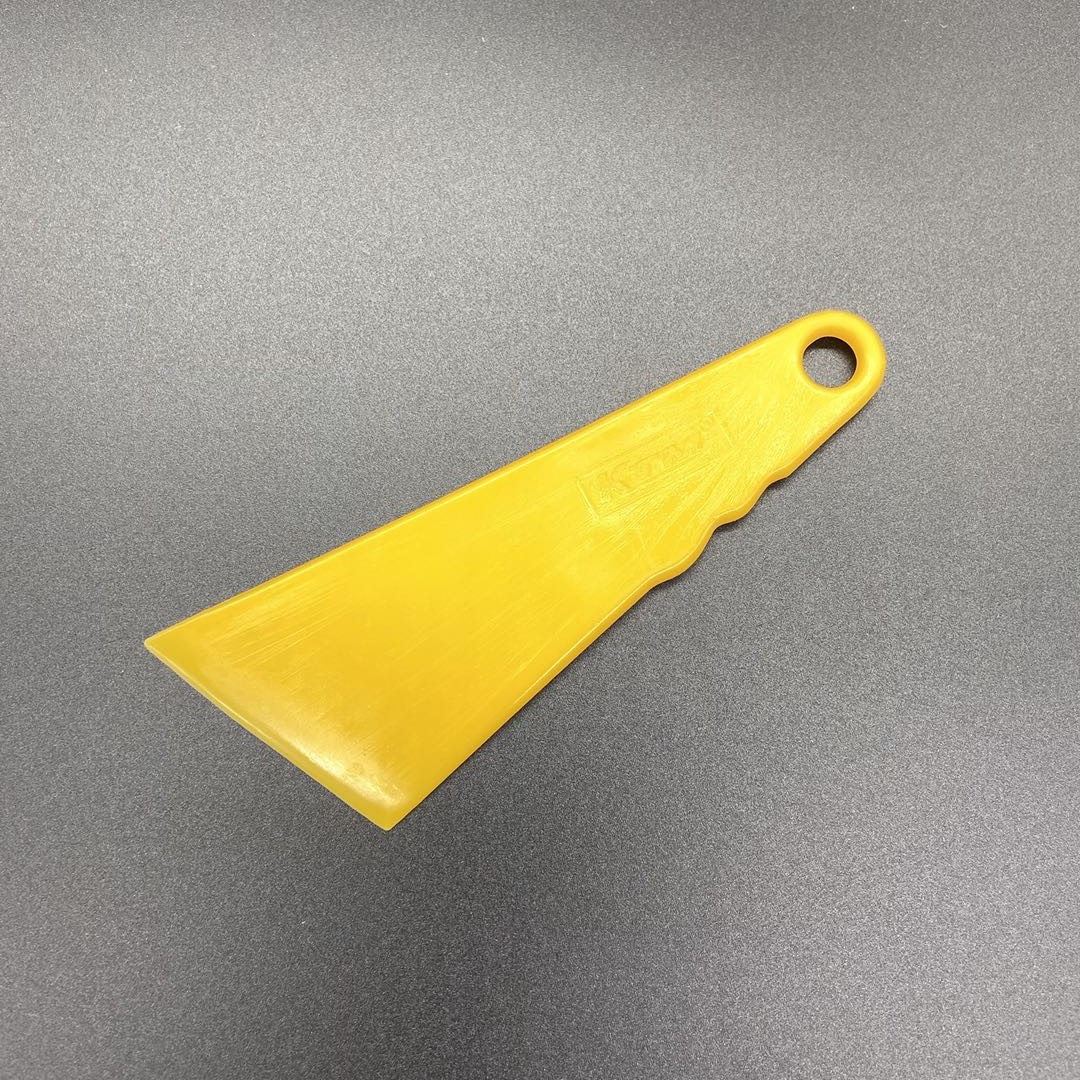 KTM Car Vinyl Carbon Fiber Window Ice Remover Cleaning Wash Car Scraper With Felt Squeegee Tool Film Wrapping Scraper