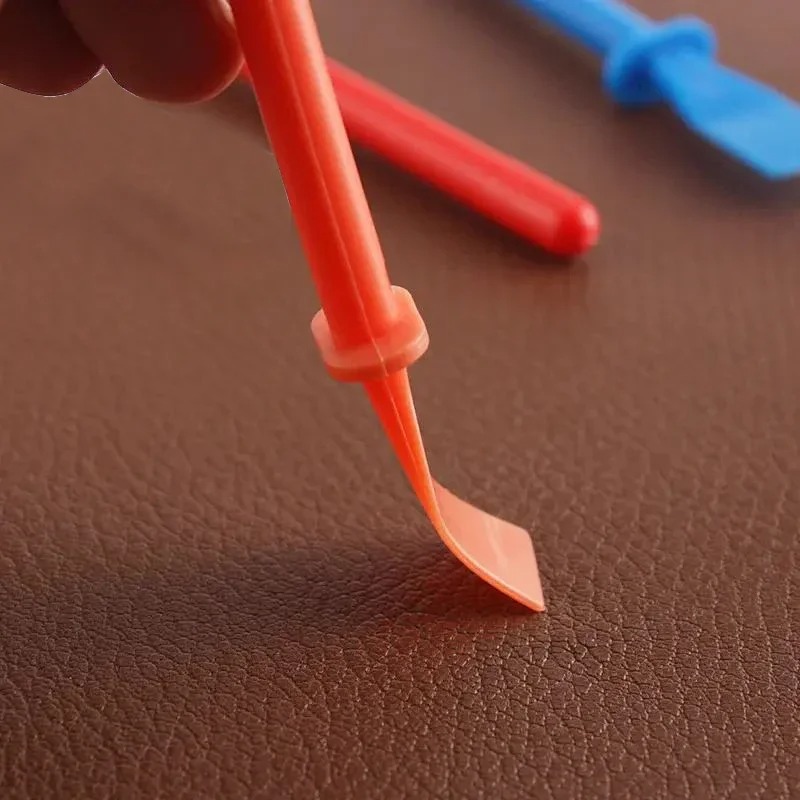 8–20 Stück Kleberstreuer, Polypropylen-Kleber-Ausstrich-Sticks-Applikator, Malerei-Schaber für handgefertigte DIY-Kunst-Leder-Bastelwerkzeuge