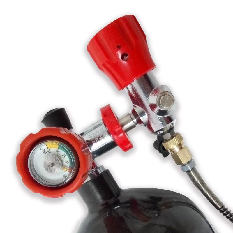 Estación de llenado ACECARE, conexión de válvula de botella de tanque de fibra de carbono para transferencia de gas o recarga de tanque M18 * 1,5