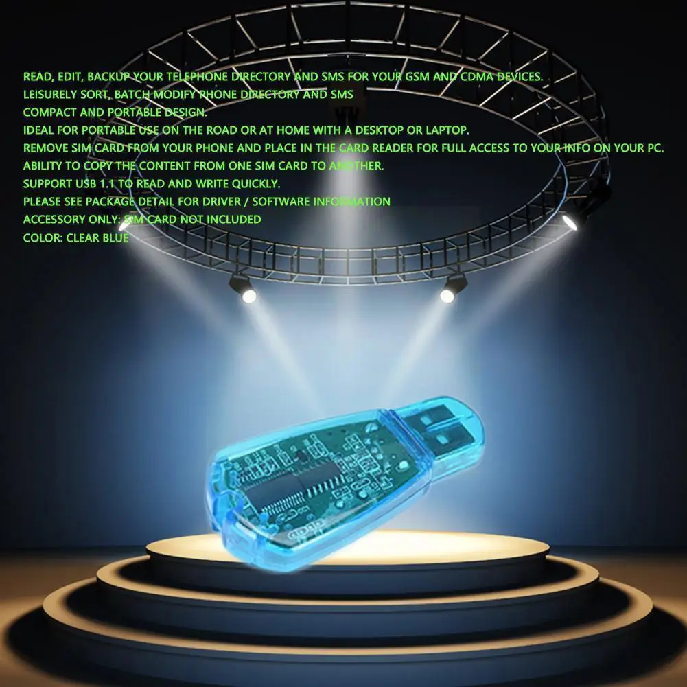1 stücke Neue USB Sim Kartenleser Simkarte Schriftsteller/kopie/cloner/backup C3q9 Gsm Wcdma Reader W0d2 Handy Cdma I3r8
