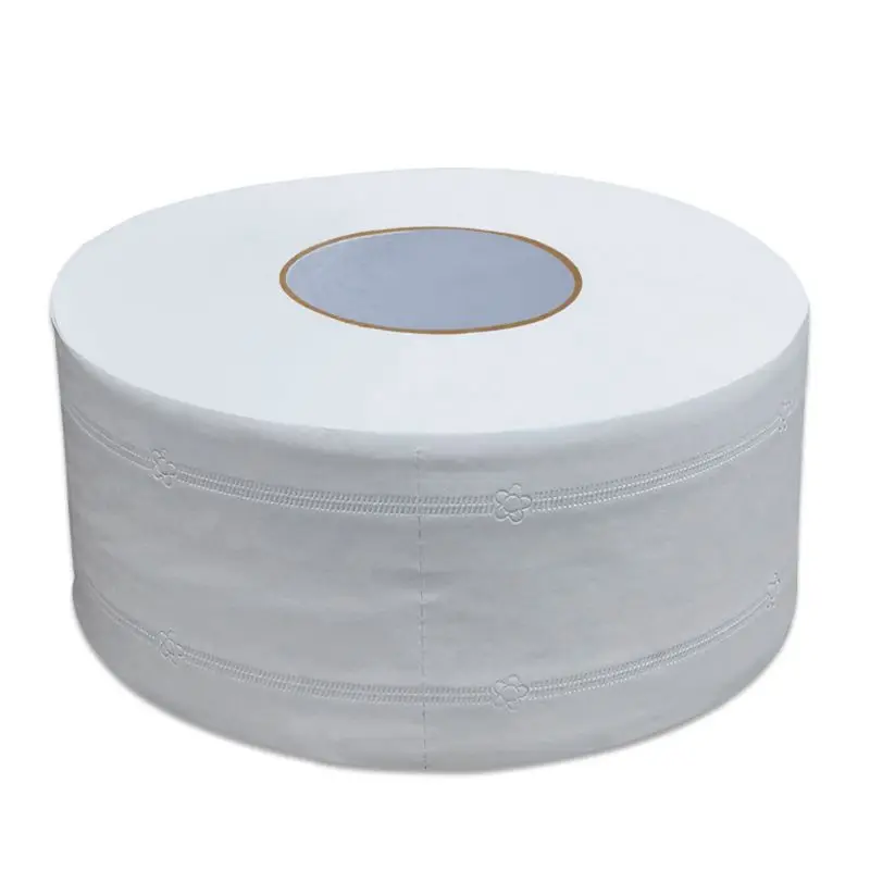 40JD engrosar 4 capas rollo inodoro en relieve sin tejido baño fluorescente