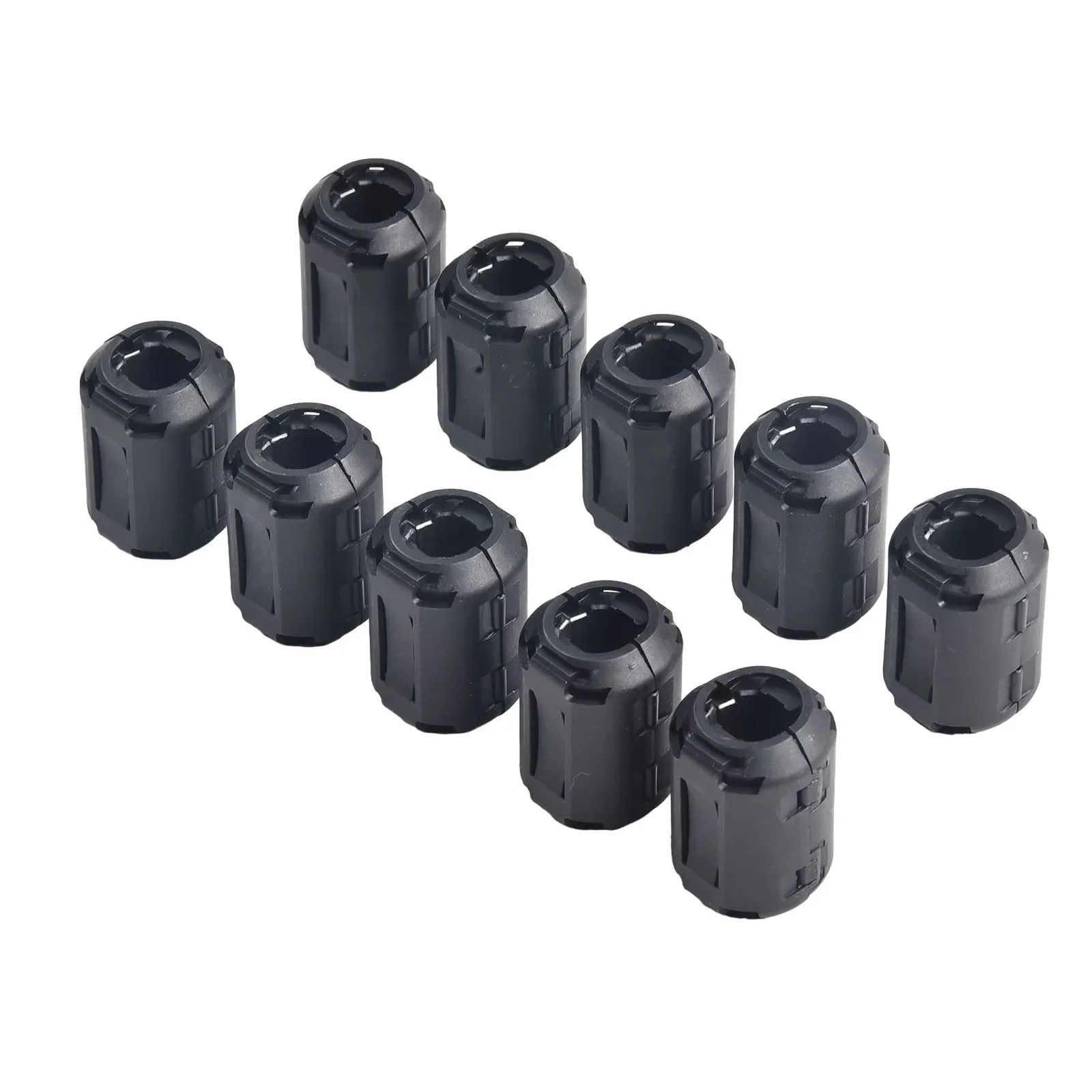 10Pcs TDK Ferrite Core Choke Clip Noise Suppressor Filter Ring Cable Clamp RFI EMI for Audio/Video Cables Power Cord