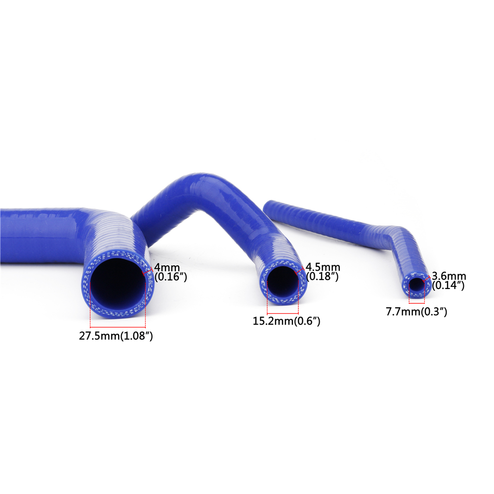 シリコンラジエーターホークキット,カーアクセサリー,ホンダシビック,1992 1993 1994-1995 d15 d16 eg,ブルー,9個