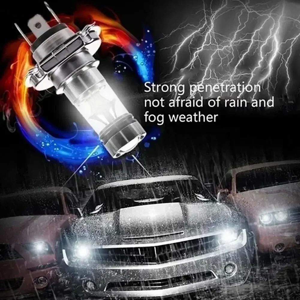 100W H4 H7 Super Bright 20Smd Led Car Daytime Running Fog Fog แผ่นเรืองแสง6000K Auto ขับรถไฟหน้าสูง low Beam หลอดไฟ