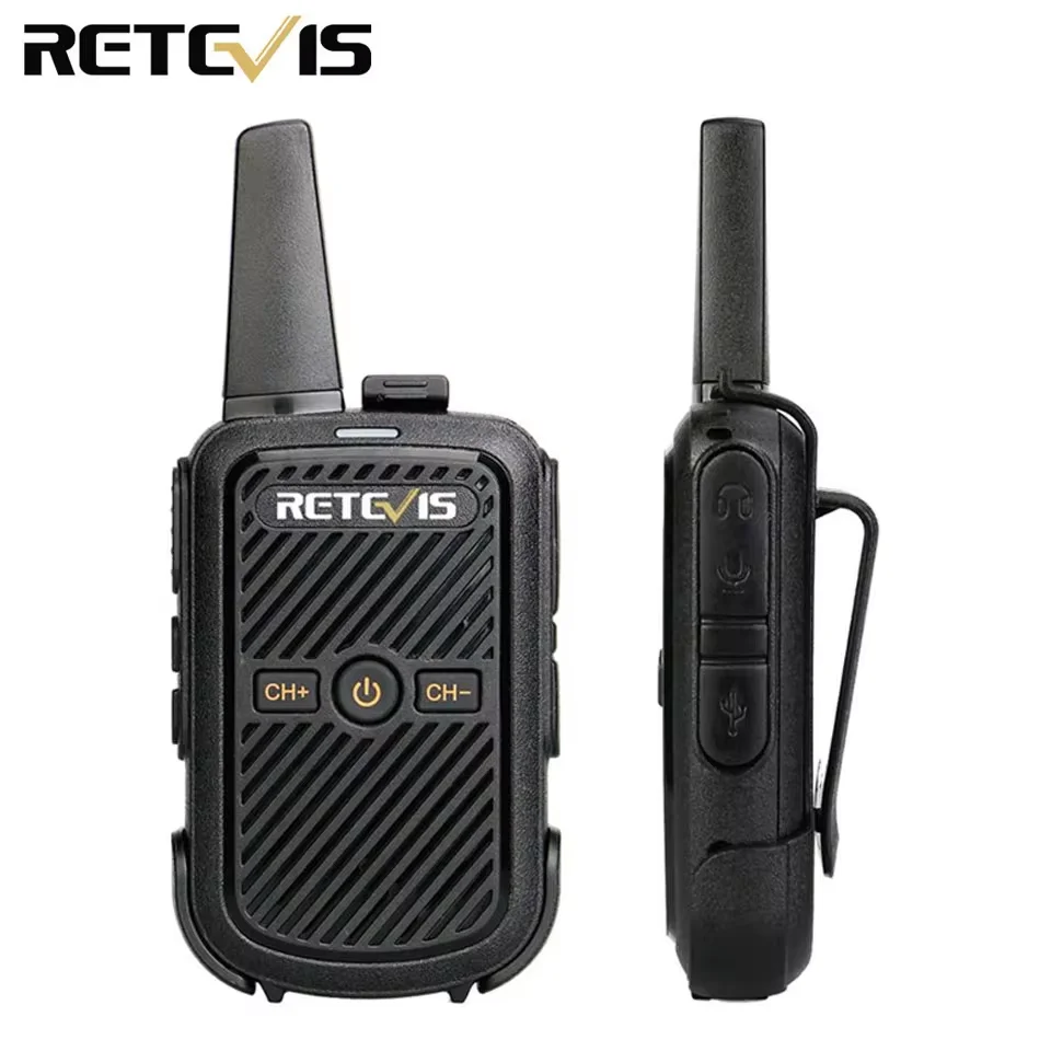 Mini-Walkie-Talkie Retevis RT15 Tragbares Funkgerät Tragbarer Funkkommunikator Walkie-Talkies 1 oder 2 Stück für die Hoteljagd