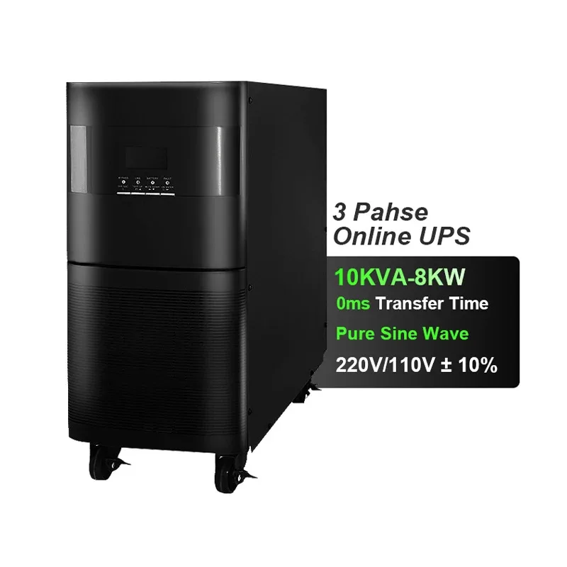 High Frequency Double Conversion Pure Sine Wave Online 10kva 15kva 20kva Ups For Each Lab And Server Simulated Sine Wave