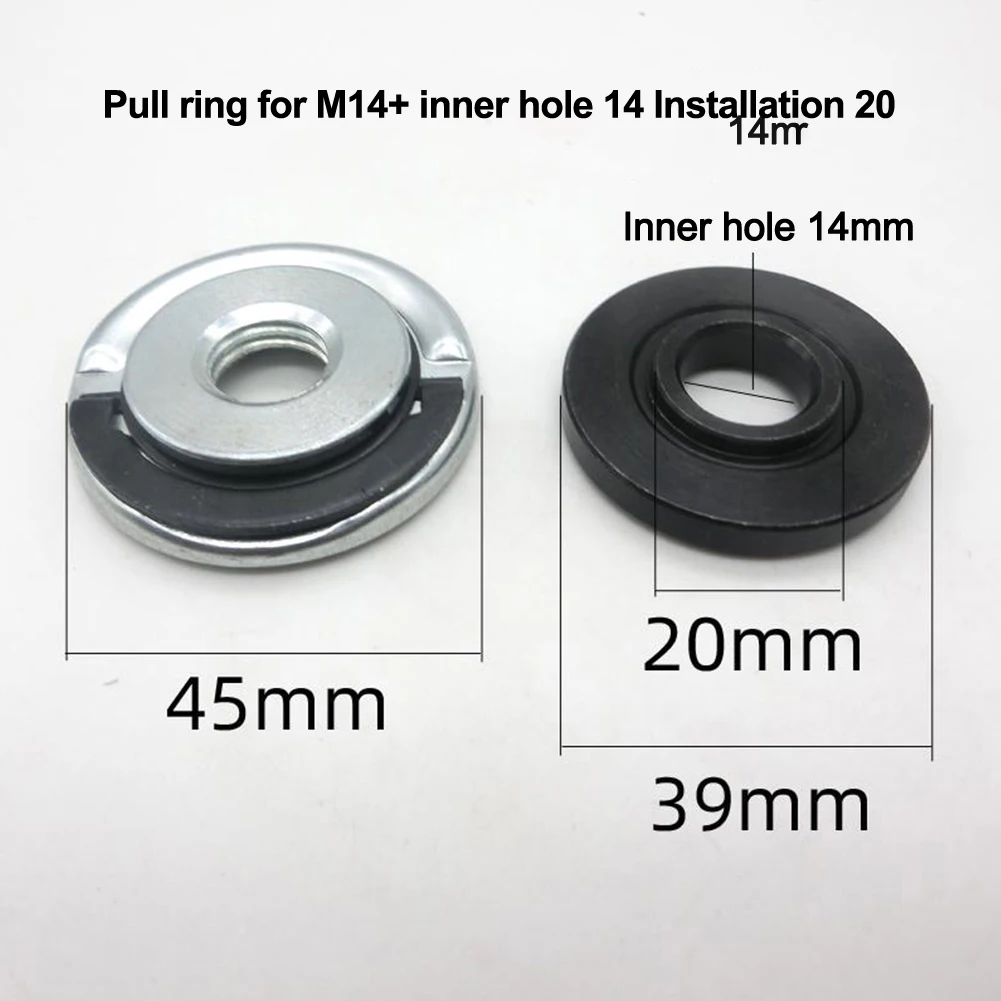 125 Type Pull Ring Angle Grinder Pressing Plate For M14 Quick Release Self-Locking Grinder Pressing Plate Flange Nut Power Chuck