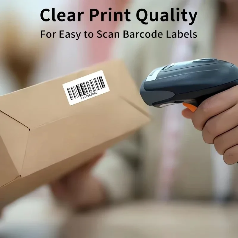 Multiple Size Shipping Thermal Labels Paper Rolls Stickers No Carbon Band Required For Business Home Barcode Address Jar Labels