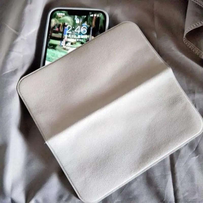 1-10 個ユニバーサル研磨布 Apple 電話 IPad スクリーンカメラレンズポリッシュワイプクロス眼鏡クリーニングマイクロファイバークロス