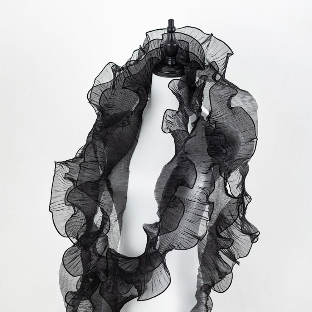 手工芸品用プリーツレースリボン,衣類の供給,裁縫アクセサリー,日曜大工の縫製素材,人魚の色,幅12cm,1ヤード