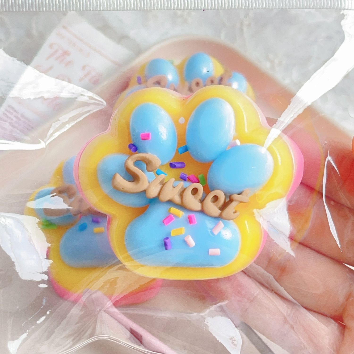 Squishy gato pata geléia macia sentir squeeze brinquedo anti-stress brinquedos para crianças adultos alívio da ansiedade macio taba brinquedos mole